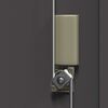 vidaXL Armoire de rangement Noir 80 x 40 x 70 cm Acier
