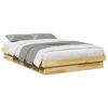 vidaXL Cadre de lit sans matelas 120x190 cm bois massif de ch&ecirc;ne