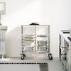 vidaXL Chariot &agrave; plateaux 12 bacs GN 75x55x87 cm acier inoxydable