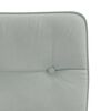 vidaXL Chaises &agrave; manger lot de 6 gris clair velours