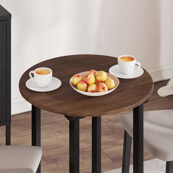 vidaXL Plateau de table Ch&ecirc;ne marron 60 x 60 x 1,5 cm
