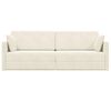 vidaXL Canap&eacute;-lit au sol 200cm Cr&egrave;me Velours