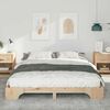 vidaXL Cadre de lit Marron 160 x 220 cm Pin massif