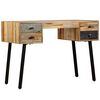 vidaXL Bureau Teck de r&eacute;cup&eacute;ration massif 110 x 50 x 76 cm