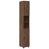 vidaXL Ensemble de mobilier de salle de bain 4 pcs Ch&ecirc;ne brun