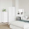 vidaXL Armoire de rangement Blanc brillant 40 x 48 x 105 cm