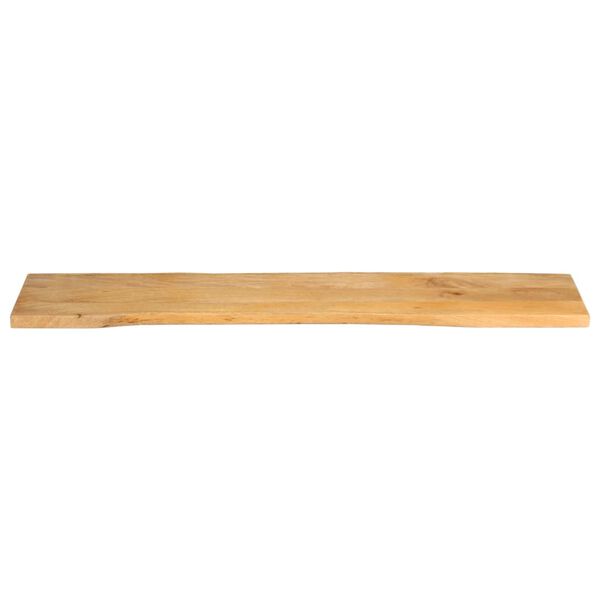 vidaXL Dessus de table 160x40x2,5 cm bord vivant bois massif manguier