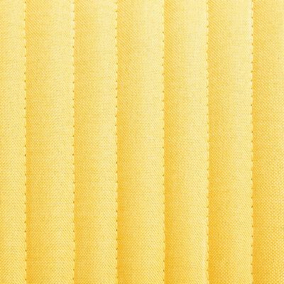 vidaXL Chaises à manger lot de 6 jaune tissu