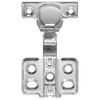 vidaXL Charni&egrave;re 2 pcs Nickel 85 x 52,5 x 9,5 mm Fer
