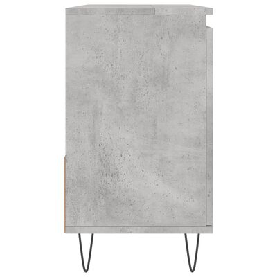 vidaXL Armoire de salle de bain gris béton 65x33x60 cm