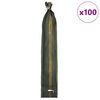 vidaXL Sacs de sable 100 pcs Vert 120 x 27 cm HDPE