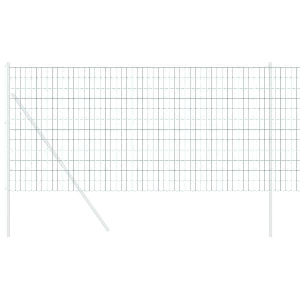 vidaXL Cl&ocirc;ture Euro Vert 1 x 10 m Fer rev&ecirc;tu de PVC