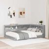 vidaXL T&ecirc;te de lit de rangement Gris Sonoma 160 cm Bois d'ing&eacute;nierie