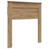 vidaXL Cadre de lit Ch&ecirc;ne artisan 90 x 200 cm Bois de pin massif