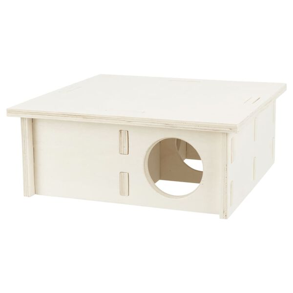 TRIXIE Maison pour rongeurs &agrave; 4 pi&egrave;ces 30x12x30 cm Bois