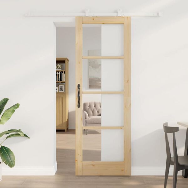 vidaXL Porte coulissante ORKDAL Naturel 73,5 x 211 cm