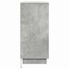 vidaXL Cabinet de chevet avec tiroir Gris b&eacute;ton 71 x 34,5 x 75 cm