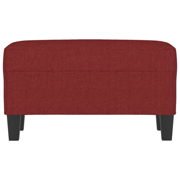 vidaXL Banc Rouge bordeaux 70x35x41 cm Tissu