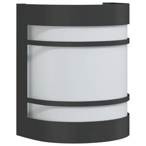 vidaXL Applique murale d'ext&eacute;rieur noir acier inoxydable