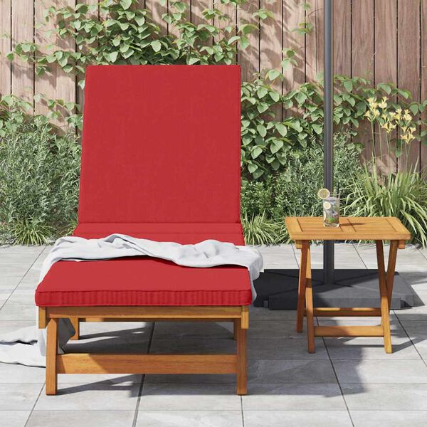 vidaXL Transat 1-personne 2 pcs Marron Bois d'Acacia Massif