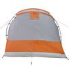 vidaXL Tente familiale tunnel 6 personnes gris imperm&eacute;able