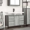 vidaXL Meuble sous-vasque avec tiroirs sonoma gris 90x34,5x60cm