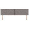 vidaXL T&ecirc;te de lit avec t&ecirc;te de lit Taupe 180 cm Cuir synth&eacute;tique