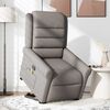 vidaXL Fauteuil inclinable de massage Taupe Tissu