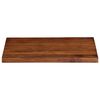 vidaXL Dessus de table 90x60x2,5 cm rectangulaire bois massif r&eacute;cup&eacute;r&eacute;