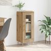 vidaXL Buffet ch&ecirc;ne artisanal 34 x 34,5 x 90 cm Bois d'ing&eacute;nierie