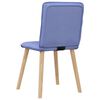 vidaXL Chaises à manger lot de 2 bleu jean tissu