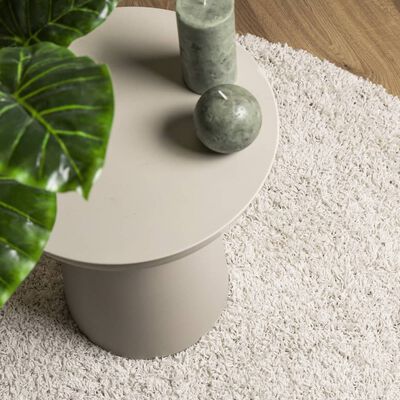 vidaXL Tapis shaggy PAMPLONA poils longs moderne crème 200x200 cm