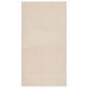 vidaXL Tapis shaggy beige 120x183 cm polyester