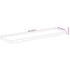 vidaXL Dessus de table 140x40x3,8 cm rectangulaire bois massif acacia