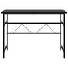 vidaXL Bureau d'ordinateur Noir 105x55x72 cm MDF et m&eacute;tal