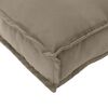 vidaXL Coussin Taupe 120 x 60 x 12 cm Tissu Oxford