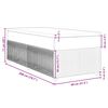 vidaXL Sommier &agrave; lattes de lit avec matelas Bleu 80x200 cm Tissu