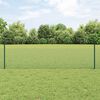 vidaXL Cl&ocirc;ture avec poteau Vert 0,5 x 50 m Acier et PVC