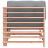 vidaXL Canapés d'angle avec coussins 2 pcs bois massif douglas