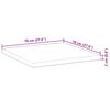 vidaXL Dessus de table carr&eacute; 70x70x2 cm bois massif d'acacia