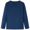 T-shirt enfants &agrave; manches longues bleu marine 128