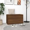 vidaXL Banc d'entr&eacute;e 80x40x45 cm Ch&ecirc;ne marron Bois d'ing&eacute;nierie