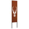 vidaXL &Eacute;cran de confidentialit&eacute; de jardin Rouill&eacute; 32 x 140 cm