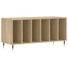 vidaXL Armoire &agrave; disques ch&ecirc;ne sonoma 100x38x48 cm bois d'ing&eacute;nierie