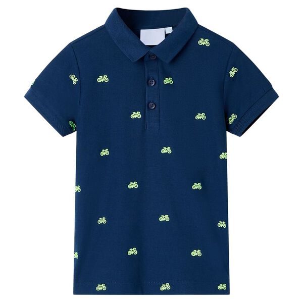 Polo pour enfants bleu marine 104