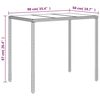 vidaXL Salon de jardin 4 pcs avec coussins Noir R&eacute;sine tress&eacute;e
