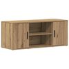 vidaXL Meuble TV ch&ecirc;ne artisanal 100 x 35 x 40 cm Bois d'ing&eacute;nierie