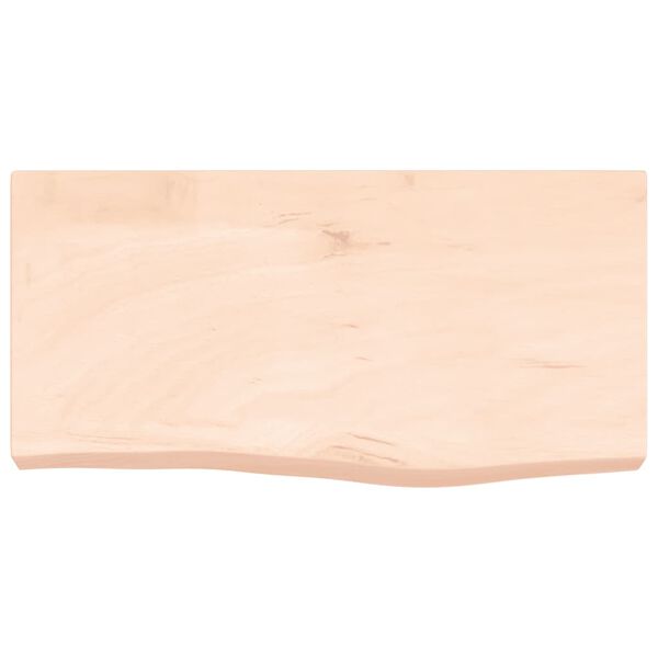 vidaXL &Eacute;tag&egrave;re murale 60x30x(2-6) cm bois de ch&ecirc;ne massif non trait&eacute;