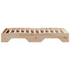 vidaXL Cadre de lit sans matelas empilable 90x190 cm bois massif