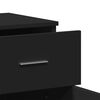 vidaXL Buffets 2 pcs noir 79x38x80 cm bois d'ing&eacute;nierie